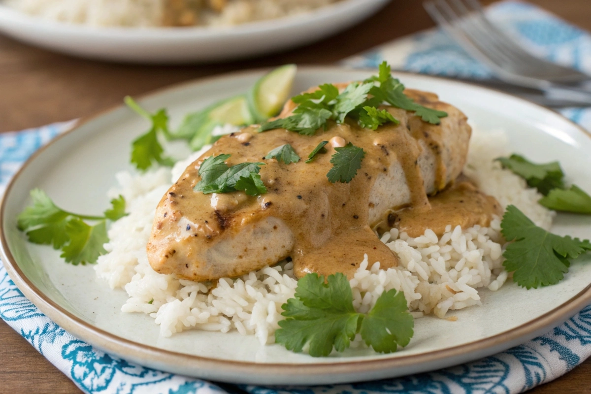 Chicken with Peanut Butter Sauce