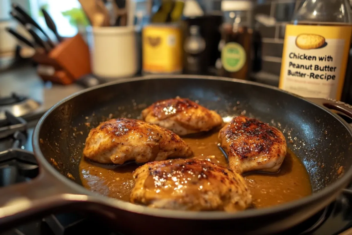 Easy Chicken with Peanut Butter-Recipe