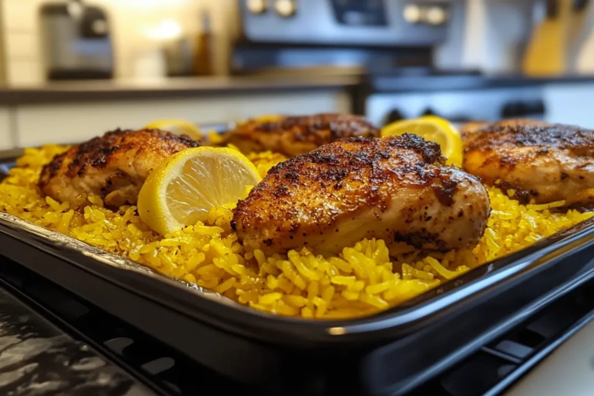 Easy Chicken and Yellow Rice Recipe for Dinner2