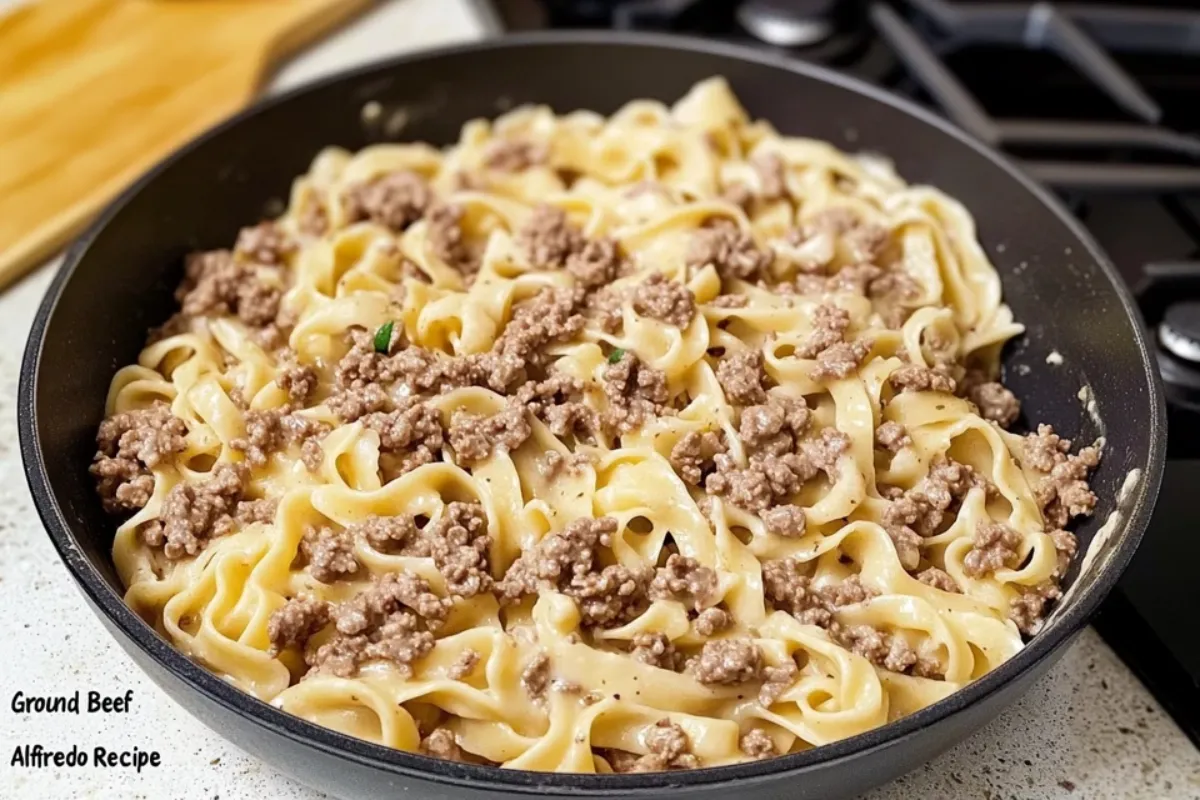 Ground Beef Alfredo Recipe