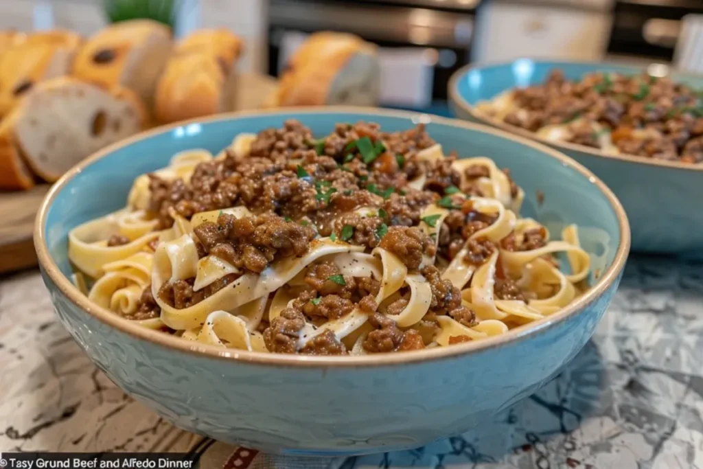 Tasty Ground Beef and Alfredo Sauce Dinner Ideas