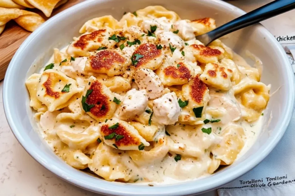 Chicken Tortelloni Alfredo Olive Garden | Menu Favorite