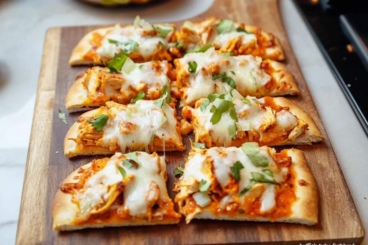 buffalo chicken flatbread 3