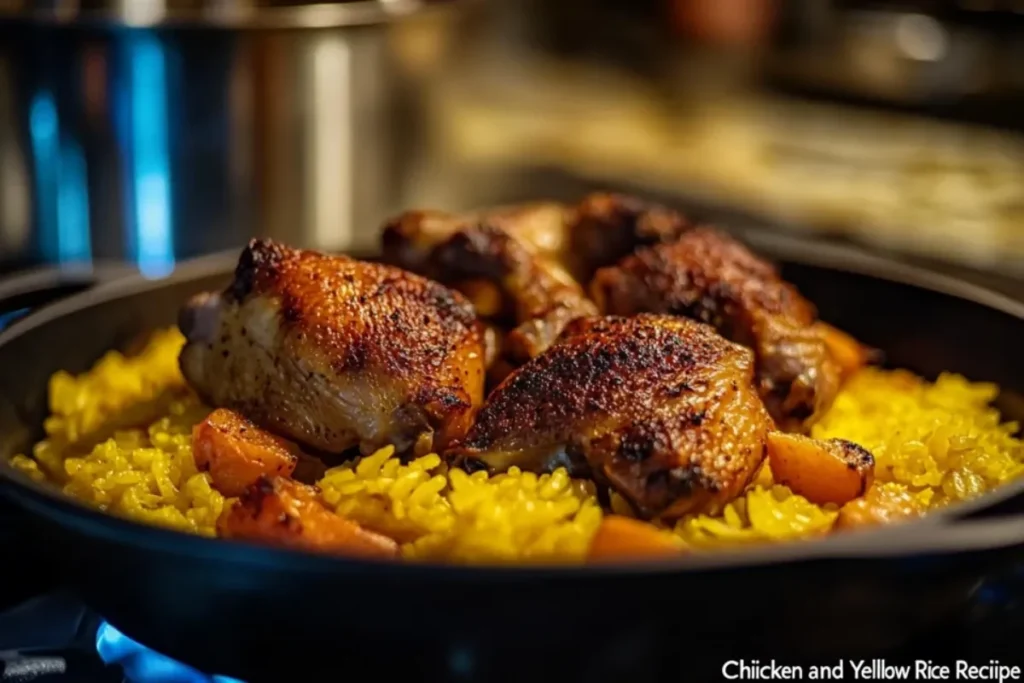 Easy Chicken and Yellow Rice Recipe for Dinner