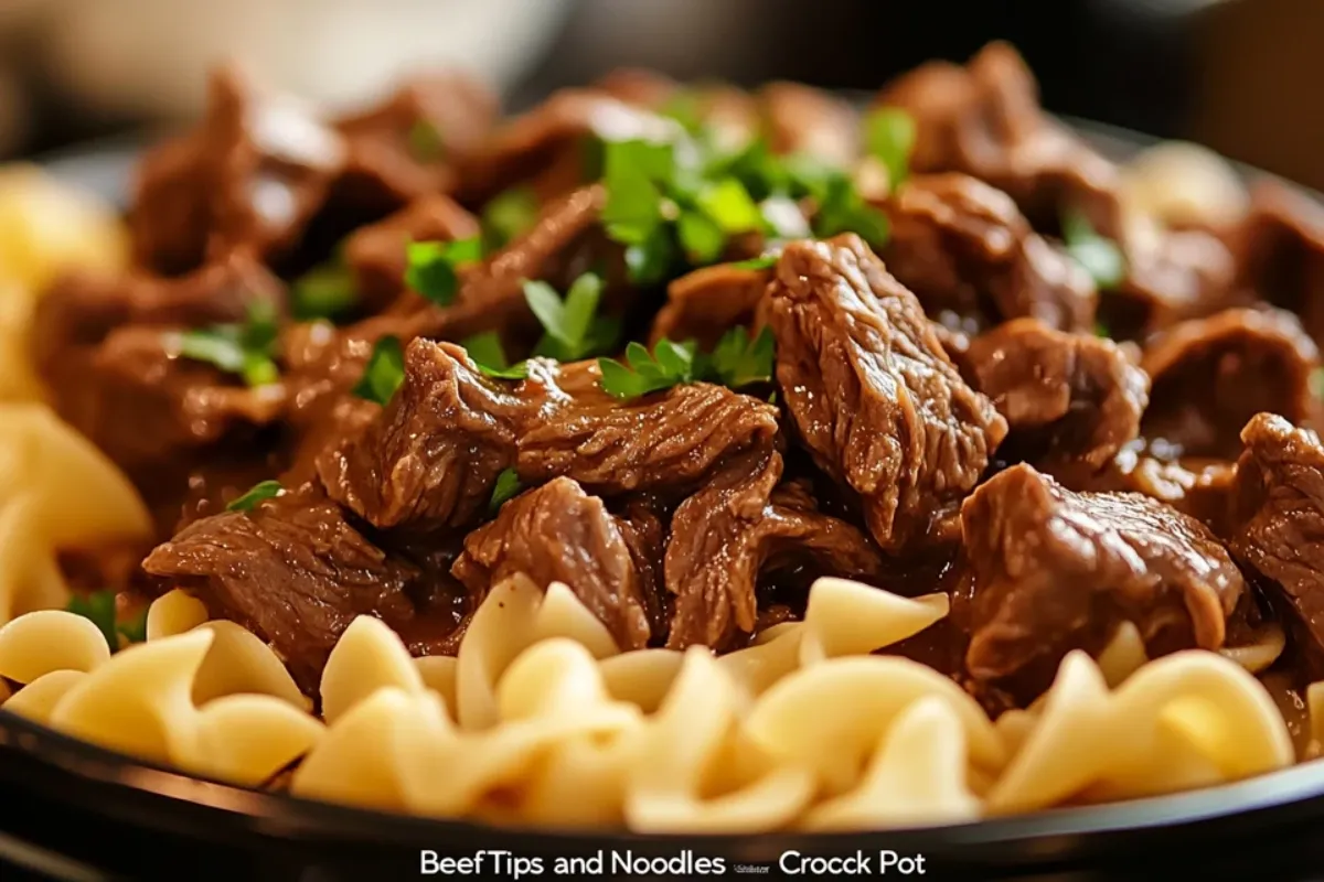 Beef Tips and Noodles Crock Pot Recipe2