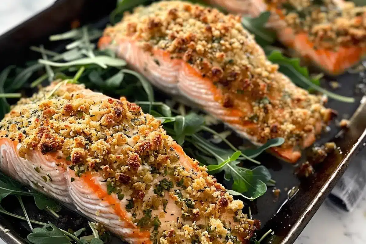 herb crusted salmon 2