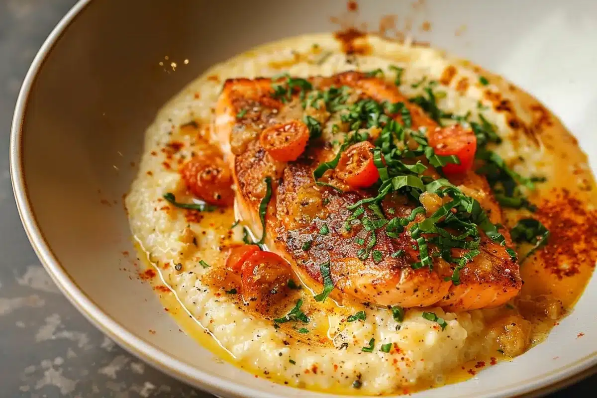 salmon and grits 2