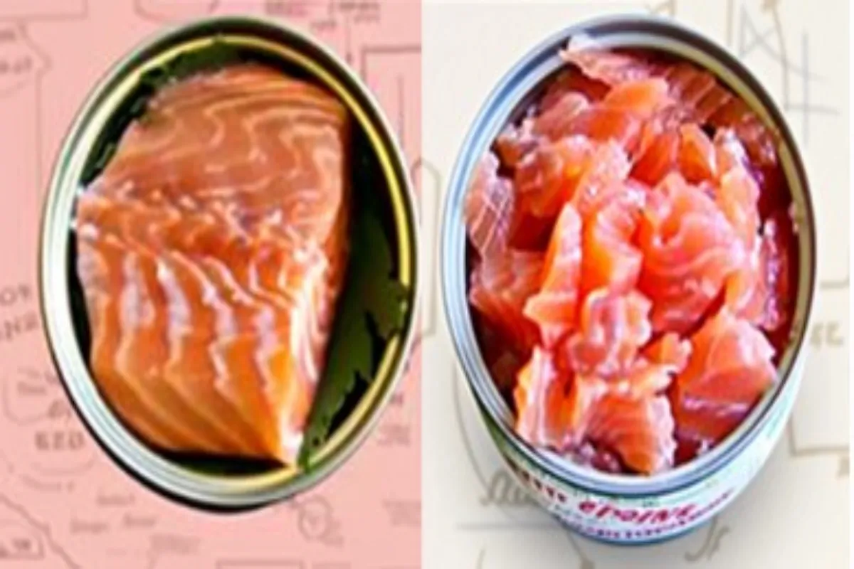 Red and Pink Canned Salmon Comparison