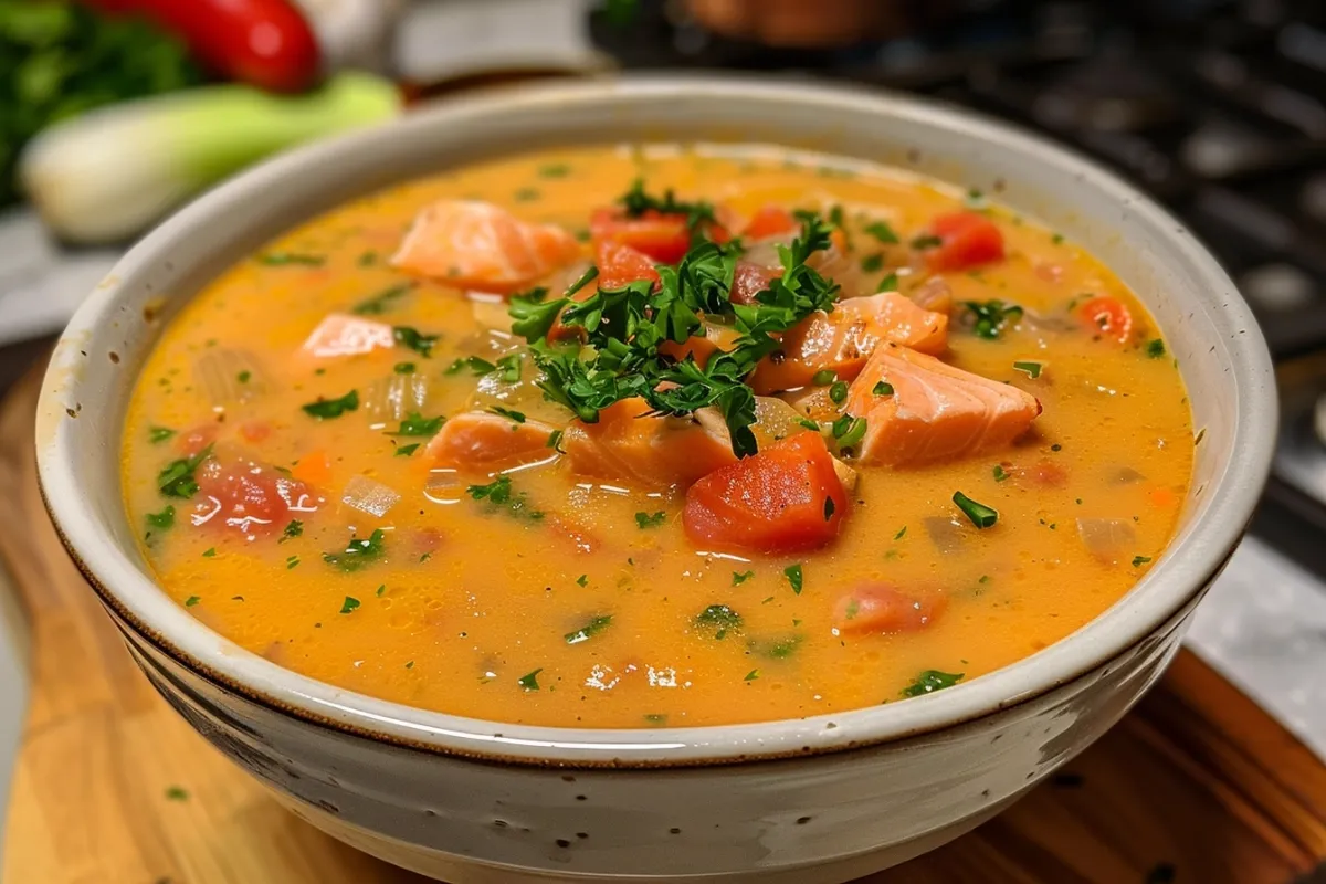 salmon recipes for soup