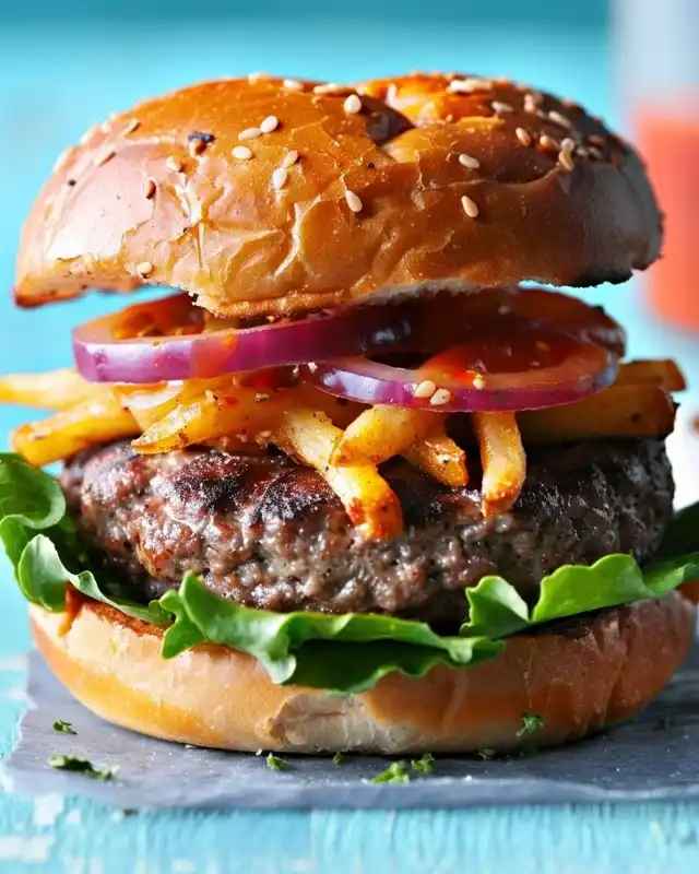 Delicious healthy hamburger meals