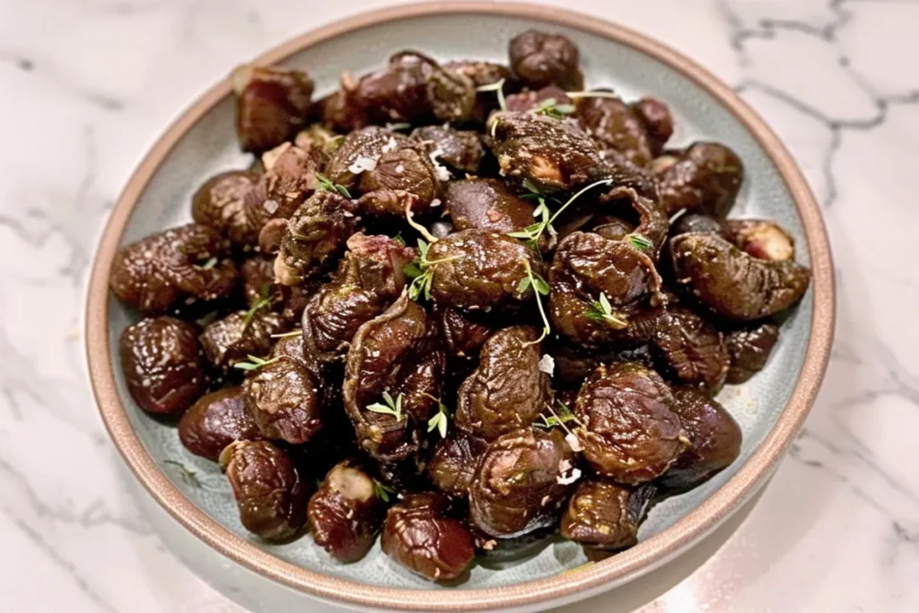 Grilled Chicken Hearts