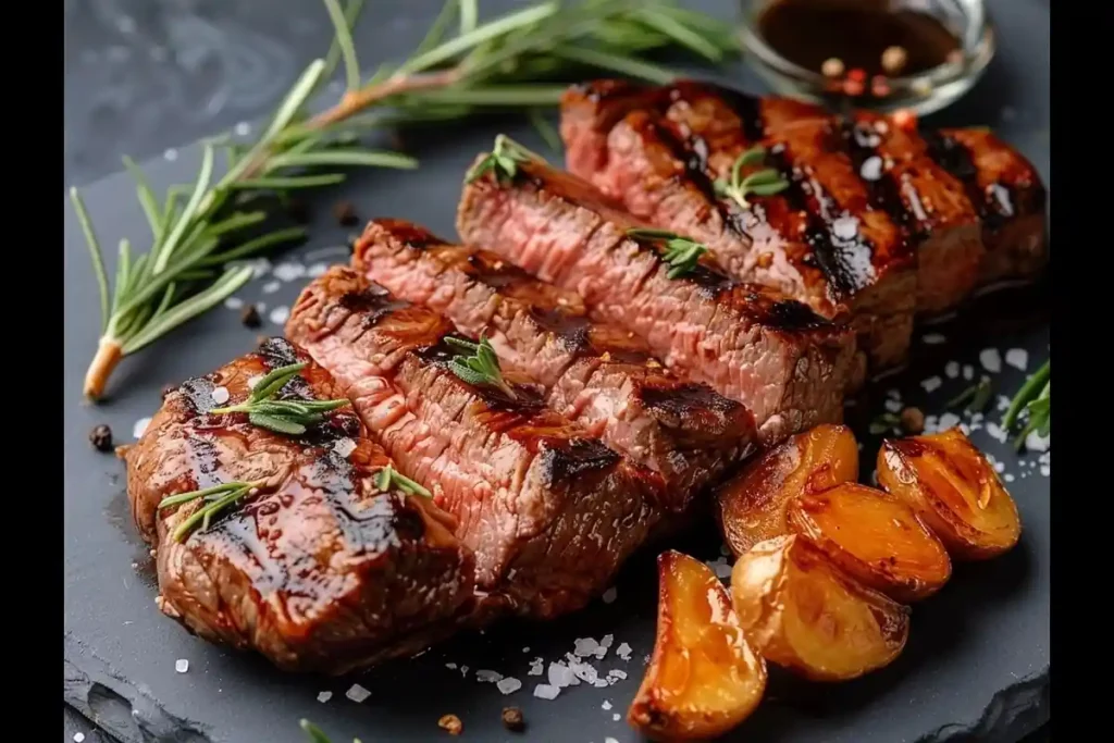 Grilling the teres major steak