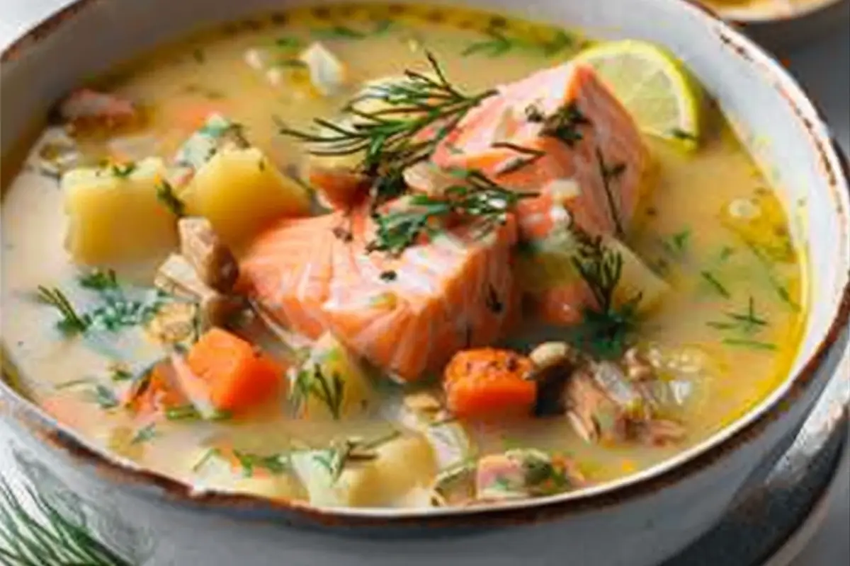 Finnish Salmon Soup Recipe Authentic Lohikeitto Finnish Salmon Soup Recipe Authentic Lohikeitto