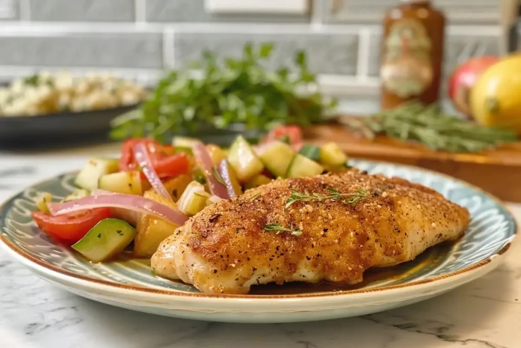 Schnitzel and Fried Chicken