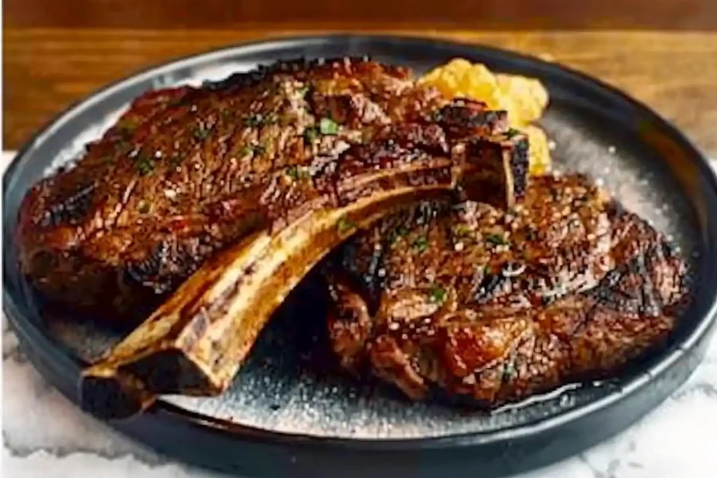 Searing Cowboy Steak