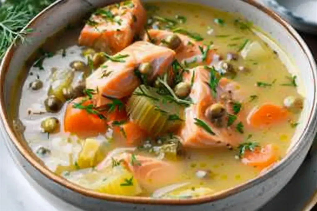 authentic recipe for Finnish Salmon Soup