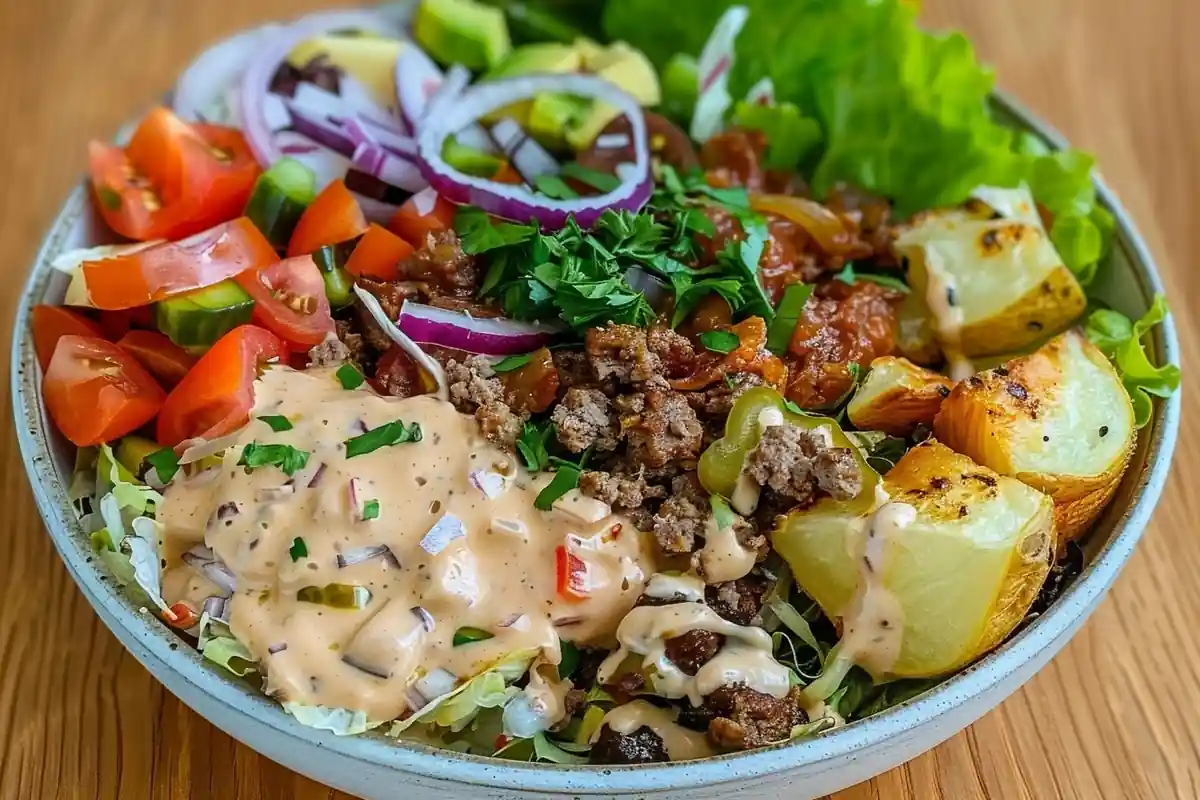 burger bowl recipe