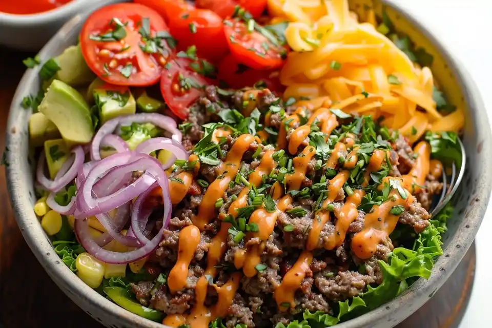 Hamburger bowls